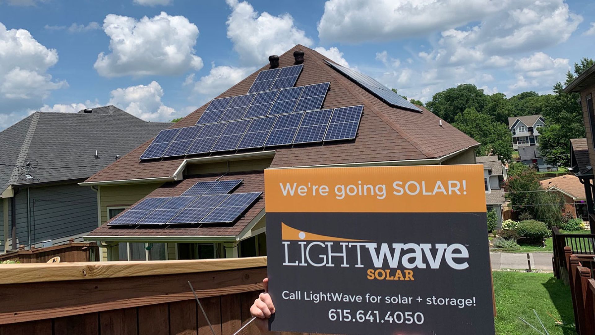 First Solar Power + Tesla Powerwall System in Nashville Residence