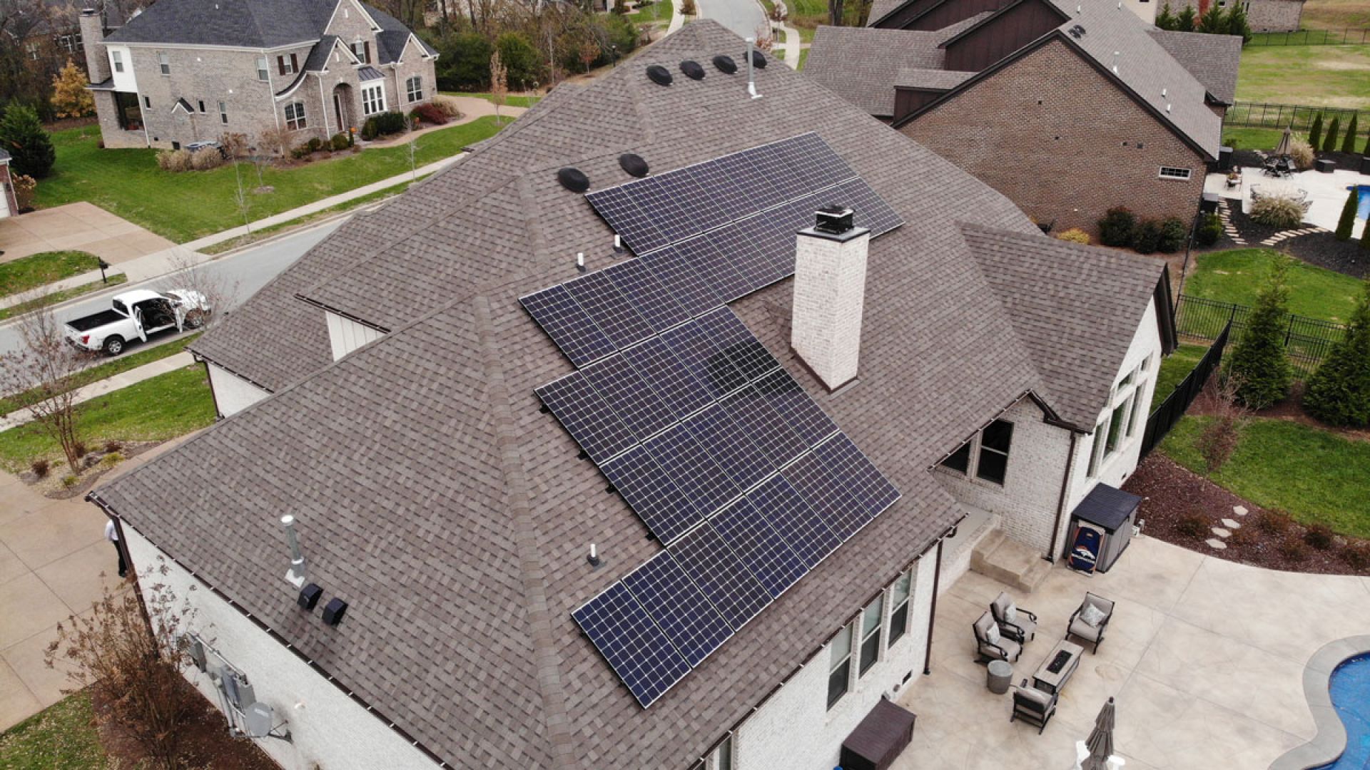 Solar Panels on Kose Residence in Franklin, TN