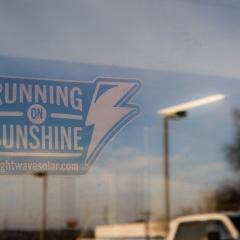Running-on-Sunshine-stick-on-window