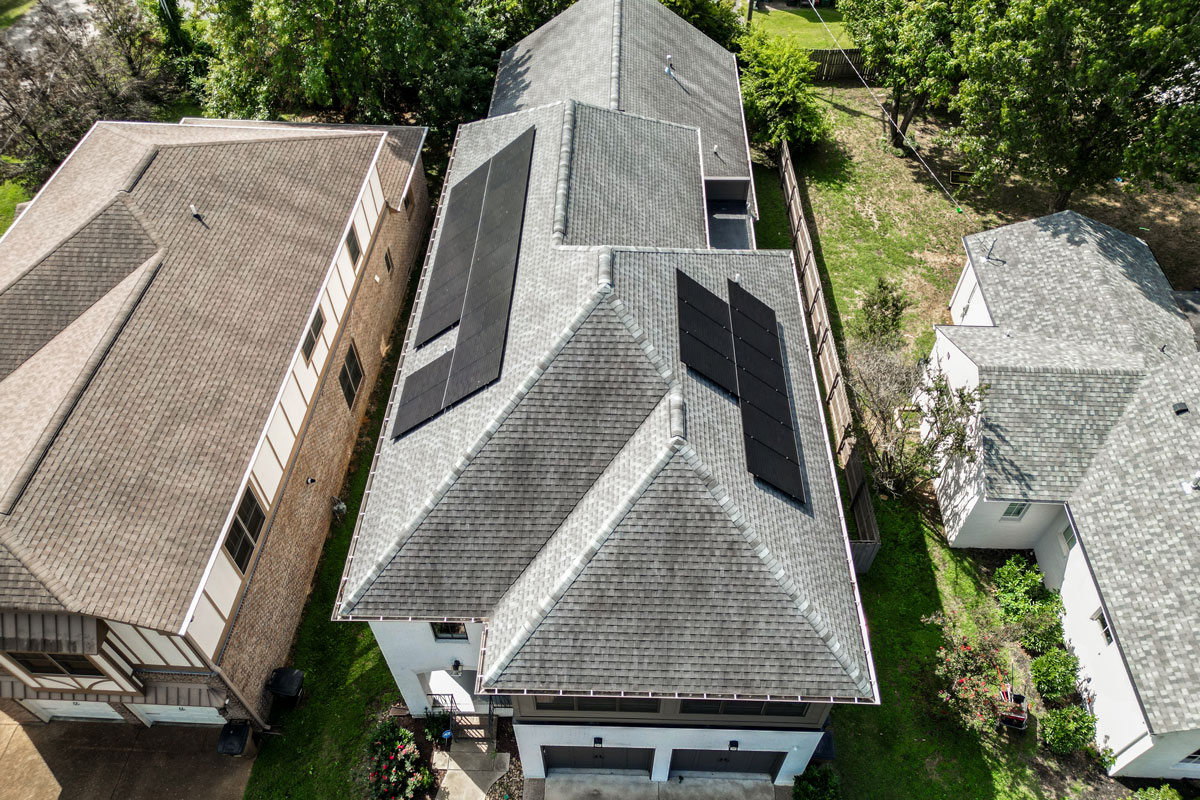 Solar Panels on Murdock Home